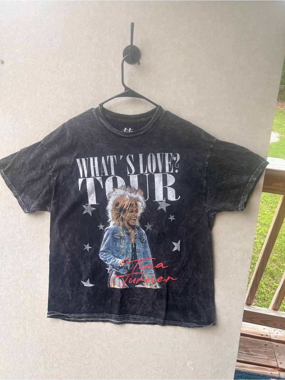 Tina Turner What's Love? Tour stone Wash tee men’s 2XL new no tags #469